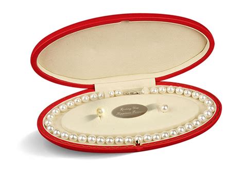 ltlle metal jewelery boxes with pearls on the lid|pearl necklace box products for sale .